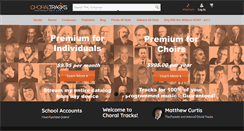 Desktop Screenshot of choraltracks.com